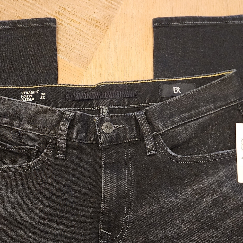 Banana Republic Men's Charcoal Straight Jeans